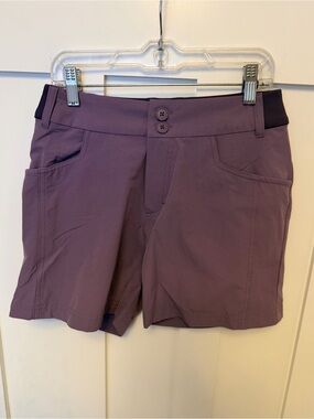 Simms Fishing Purple Women’s Athletic Shorts XS Pockets Granola Girl Gorpcore